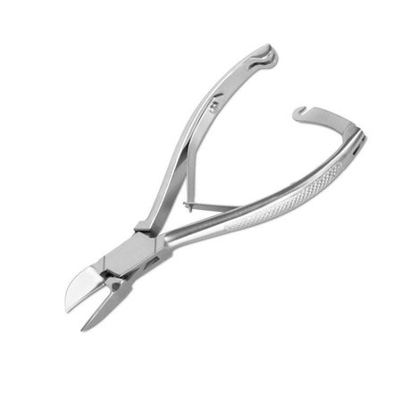 VON KLAUS Nail Nipper, Double Spring, w/Catch, 5.5in (14.0cm), Concave Jaws, German VK143-7514